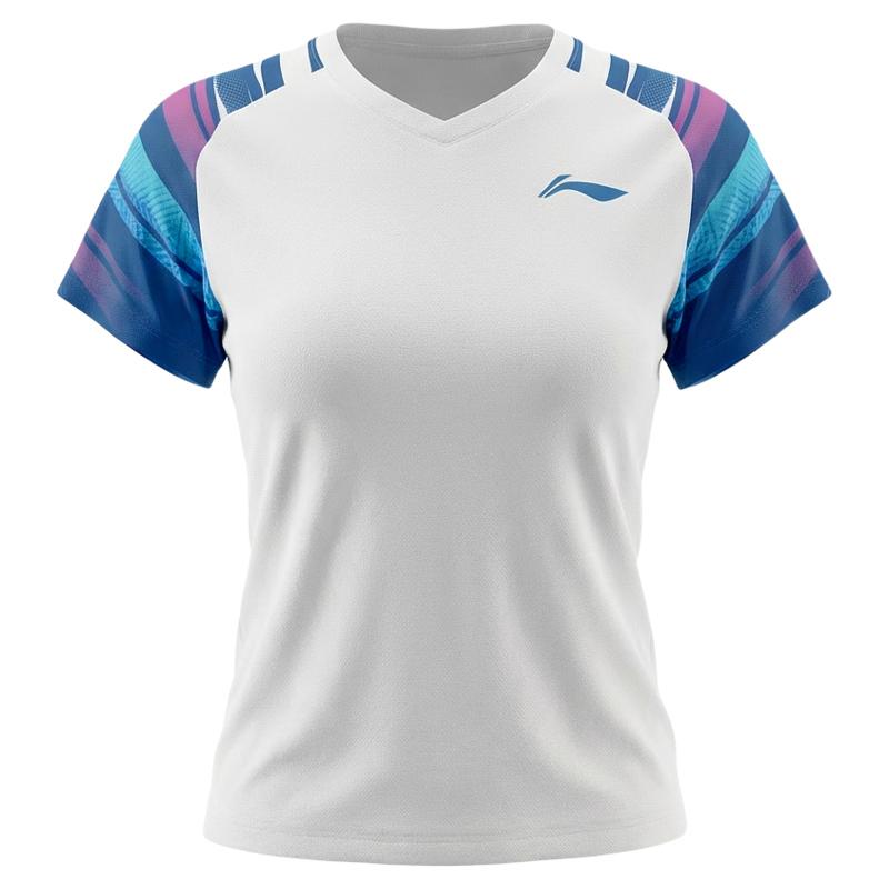 Li Ning Badminton Collection Badminton Jersey Women s Standard White AAYV206-1 L