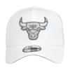 Cap - NEW ERA - 39Thirty - Chicago Bulls - White - Sportswear - Men