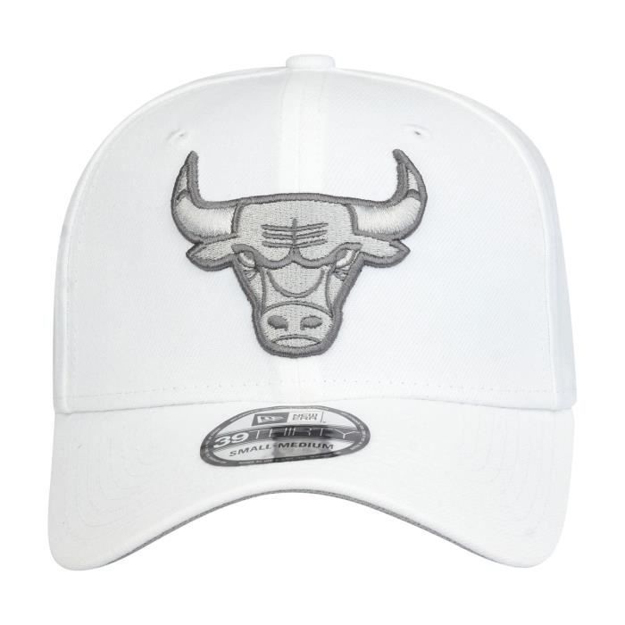 Cap - NEW ERA - 39Thirty - Chicago Bulls - White - Sportswear - Men