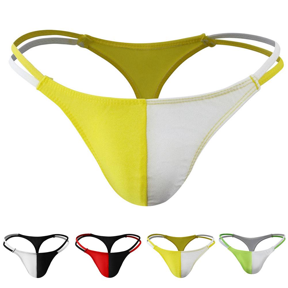 Shorts Mens Brief Soft Thongs Underpants Breathable