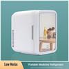 4L/7.5L Portable Mini Car Refrigerator Cosmetics Facial Mask Fresh-Keeping Freezer Home and Car Dual Use Mirror Fridge