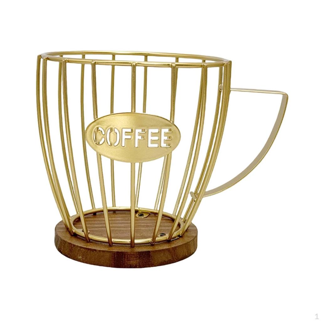 Kaffekapselhållare Kapselkorg Organiserare för Bartillbehör Skrivbord