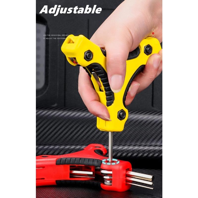 9 In 1 Folding Hex Key Set, Portable Allen Key With Ergonomic Handle,Metric (1.5mm, 2mm, 2.5mm, 3mm, 4mm, 4.5mm, 5mm, 5.5mm,6mm)
