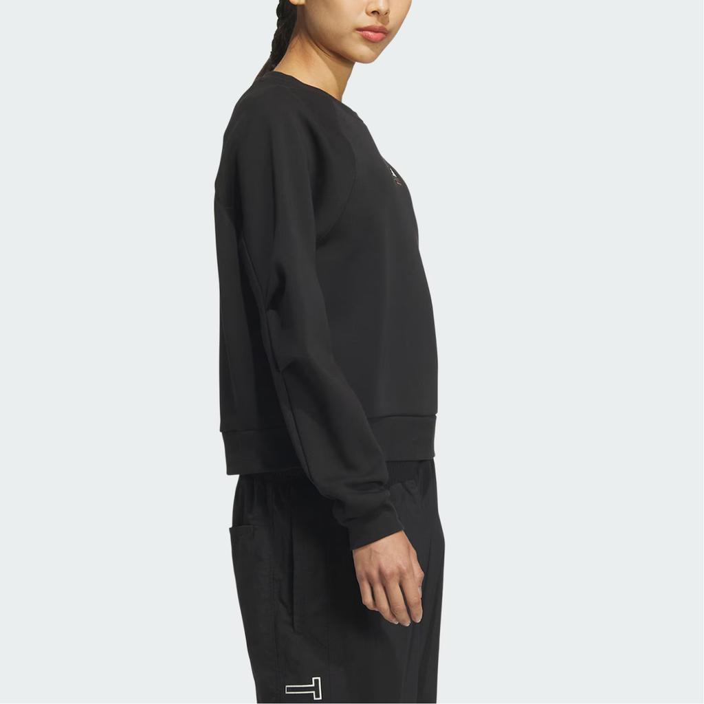 Adidas Tech Crewneck Sweatshirt Women Sweatshirt Black JJ1107