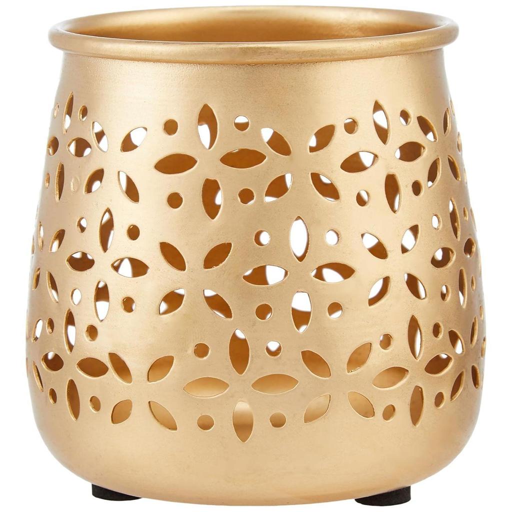 Decorative Metal Urban Lantern and Tealight Candle Holder | Home Décor & Gifting (Pack of 2)