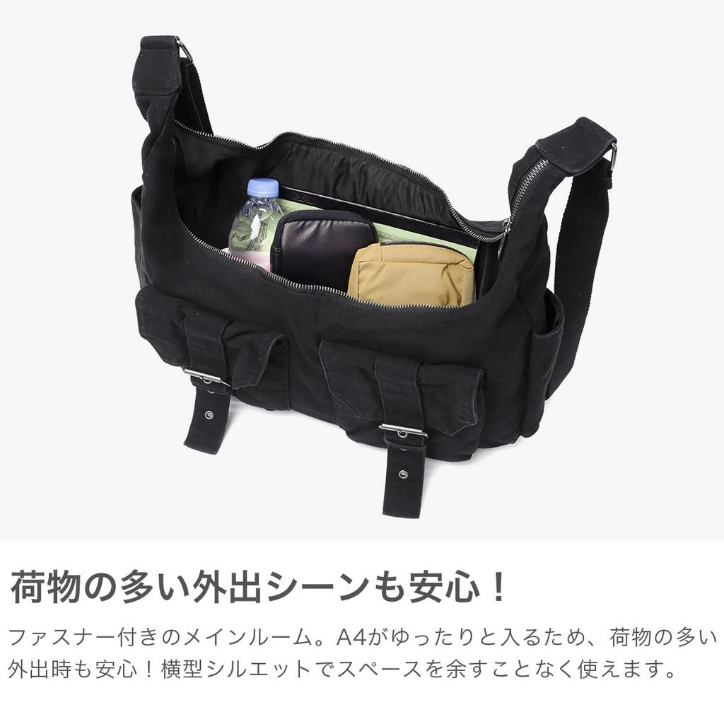 X-girl Multi-Pocket Shoulder Bag 105253053009 Black One Size