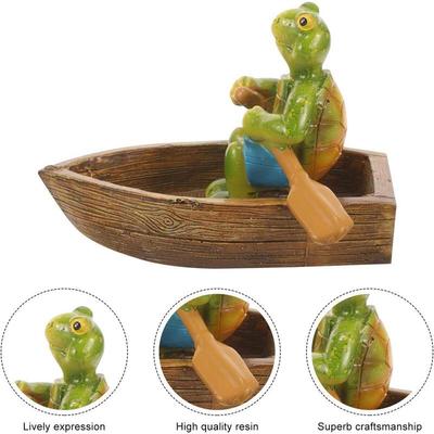 Varen Dier Drijvende Vijver Decoratie Beeld Drijvend Hars Kikker Schildpad Vorm Beeldjes Voor Vis Tank Tuin Zwembad