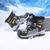 Boy's Winter Snow Boots with Plush Insulation Anti Slip Outdoor Sports Snow Boots