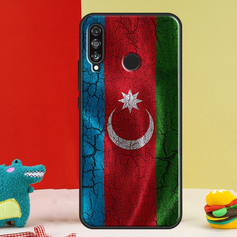 Azerbaijan Flag For Huawei Nova 12i 12s 11i 5T 9 10 SE Y91 Y90 Y60 Y70 Y72 Y61 P60 Pro P20 P40 P30 Lite Case