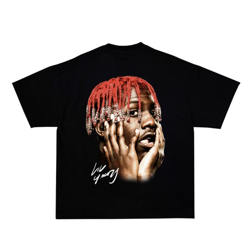 Lil Yachty Rapper Baumwoll-T-Shirt Unisex Männer Frauen Causal Hip Hop Tops Sommer Rundhals Kurzarm Ozean Grafik Harajuku Tee