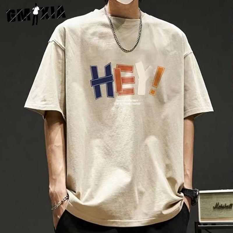 

GMXIA Мужская Мода Повседневные Летние Весенние Топы и Футболки XXXL хаки