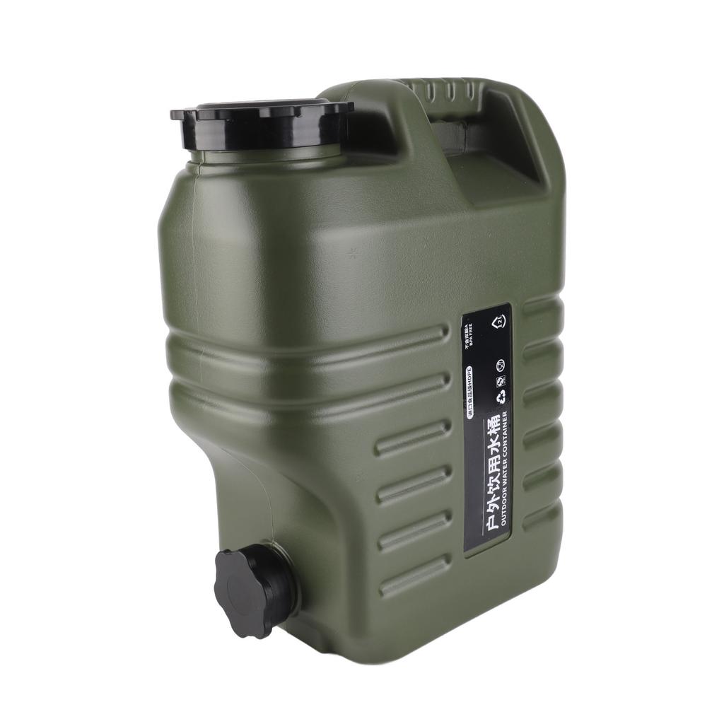 12L Water Container Large Capacity Water Storage Cube Outdoor Camping Water Can With Faucet For