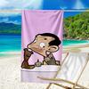 Ultra-Soft Beach Towel with Mr Bean Theme,Ideal for Pool - Camping, Diving - Perfect Travel Essential, Vibrant Beach Towel.