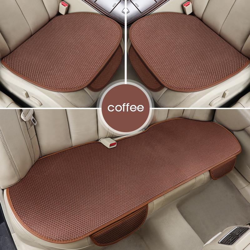 Coprisedile per Auto Estivo Traspirante Seta Ghiacciata Antiscivolo Protezione Sedile Auto Pad Universale per Uomo Donna Accessori Interni Auto