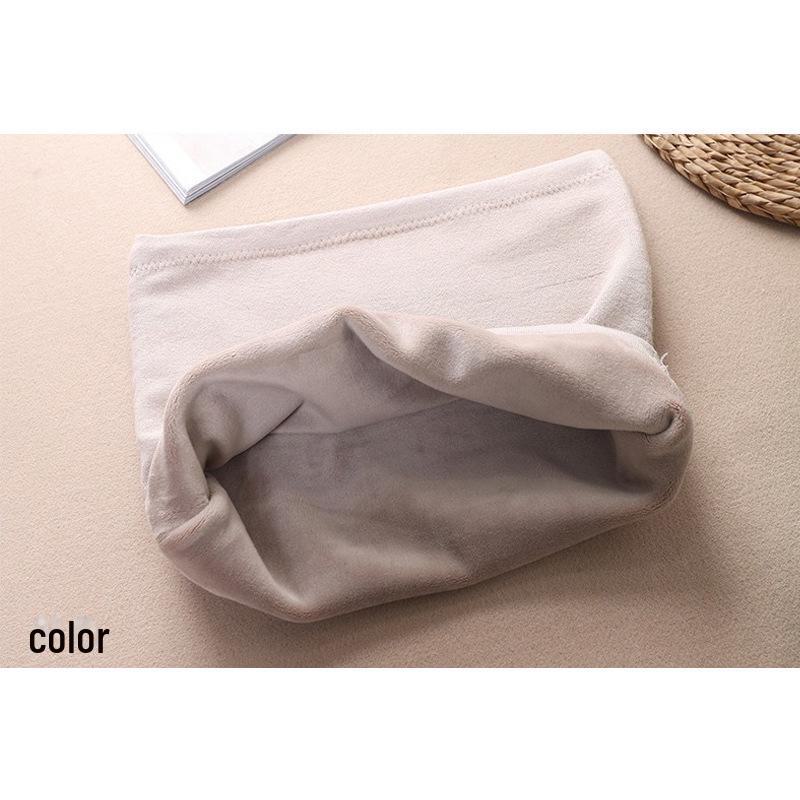 Unisex Thickened Velvet Waist Protection Belt - Winter Cold-Proof Knitted Cotton for Added Warmth