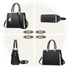 FORRICA Women's Elegant Shoulder Bag, PU Leather Messenger Bag, Tote Bag, Suitable for Travel and Shopping, Black