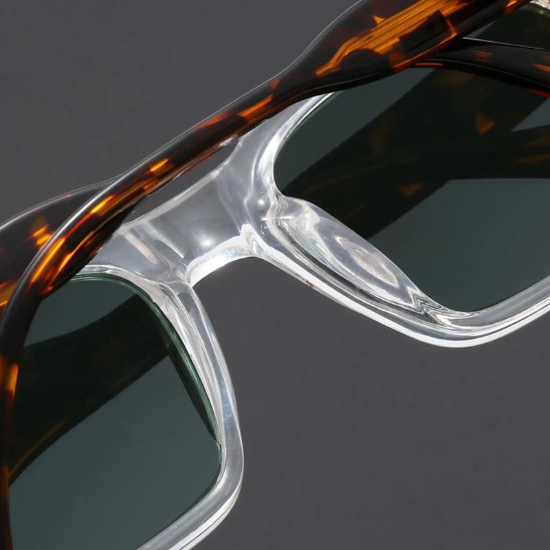 High Quality Stylish Designer Style High End Trendy Travel Friendly Retro Square Shaped Male Female Sun Glasses