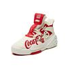Coca Cola x Anta Bastard Abrasion Resistant Breathable Low Top Sports Casual Shoes White Red Sneakers 11928088S-11