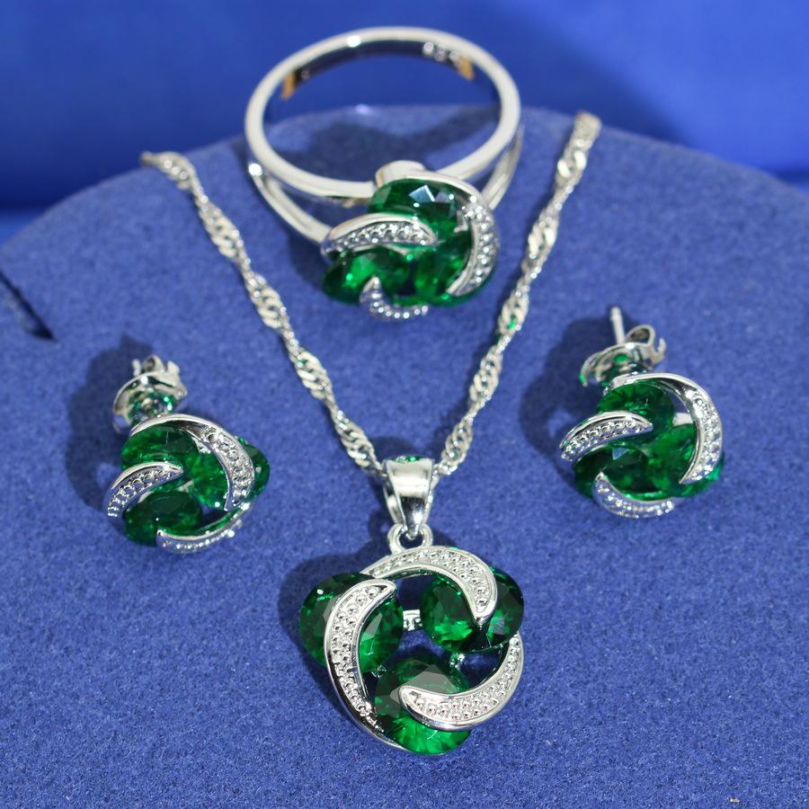 

Micro Inlay Jewelry European and N Anti Allergy Zircon Necklace Earrings Jewelry 10 yards