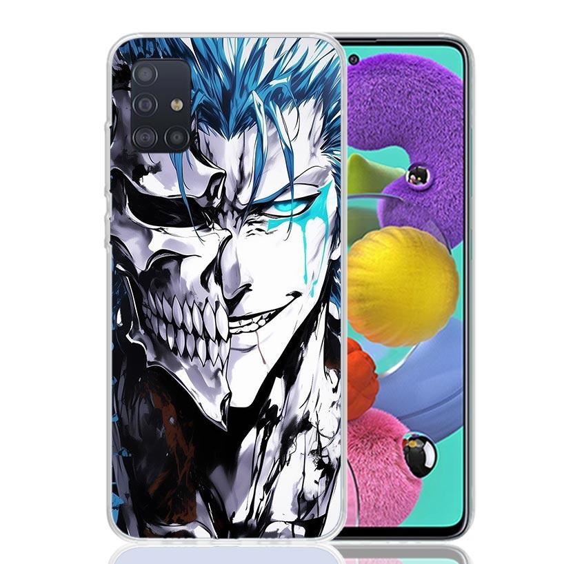 Grimmjow 6 Bleach Phone Case For Samsung Galaxy A52 A32 A22 A12 A02S A50S A30S A51 A31 AA71 Note 20 Ultra 10 S10 Plus Galaxy A52