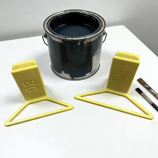 Paint Brush Storage Rack Secure Hold Clamps To Paint Can Rim Prevents Paint Waste Paint Brush Cleaning Tool Painting Accessory