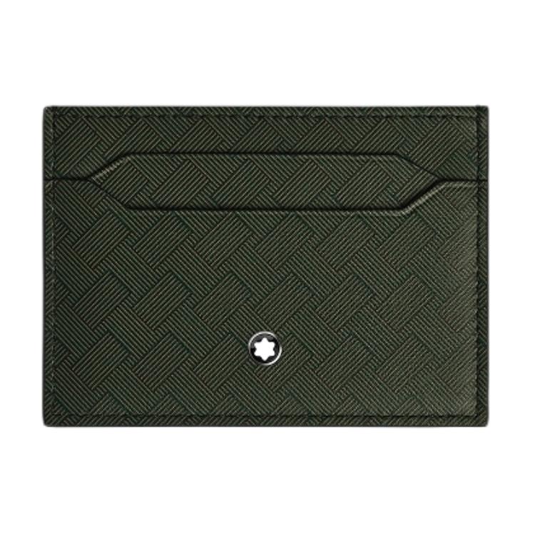 

Montblanc Style 3.0 Iconic Hexagonal White Star Logo Leather Card Holder Men Card Holder Khaki-Green MB220282 Basic Set (Bag+Dust Bag)