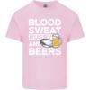 Blood Sweat Rugby and Beers Funny Unisexs Light Cotton TShirt