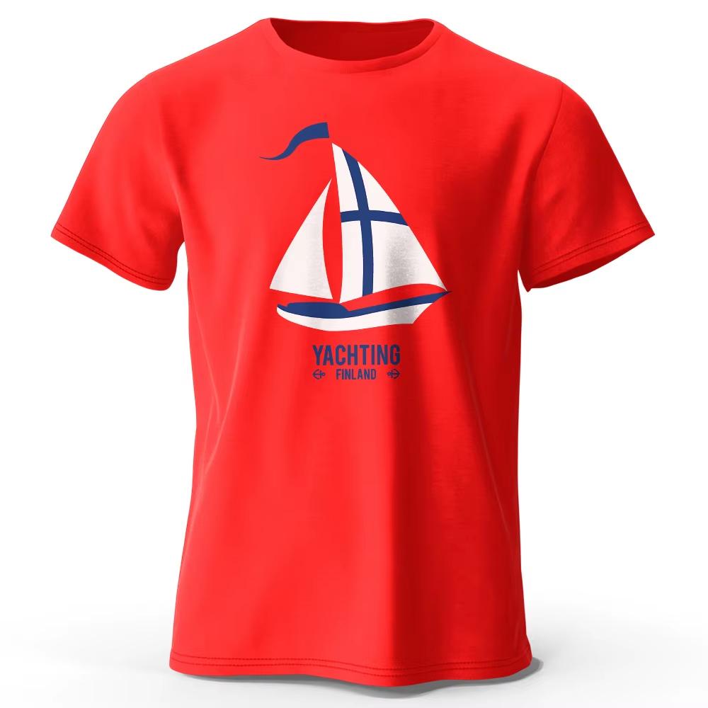 Unisexs Yachting Graphic Print TShirt Cotton Vintage Tops for Summer Oversize Style WoUnisex Tees Moisture Wicking Graphic T Shirts