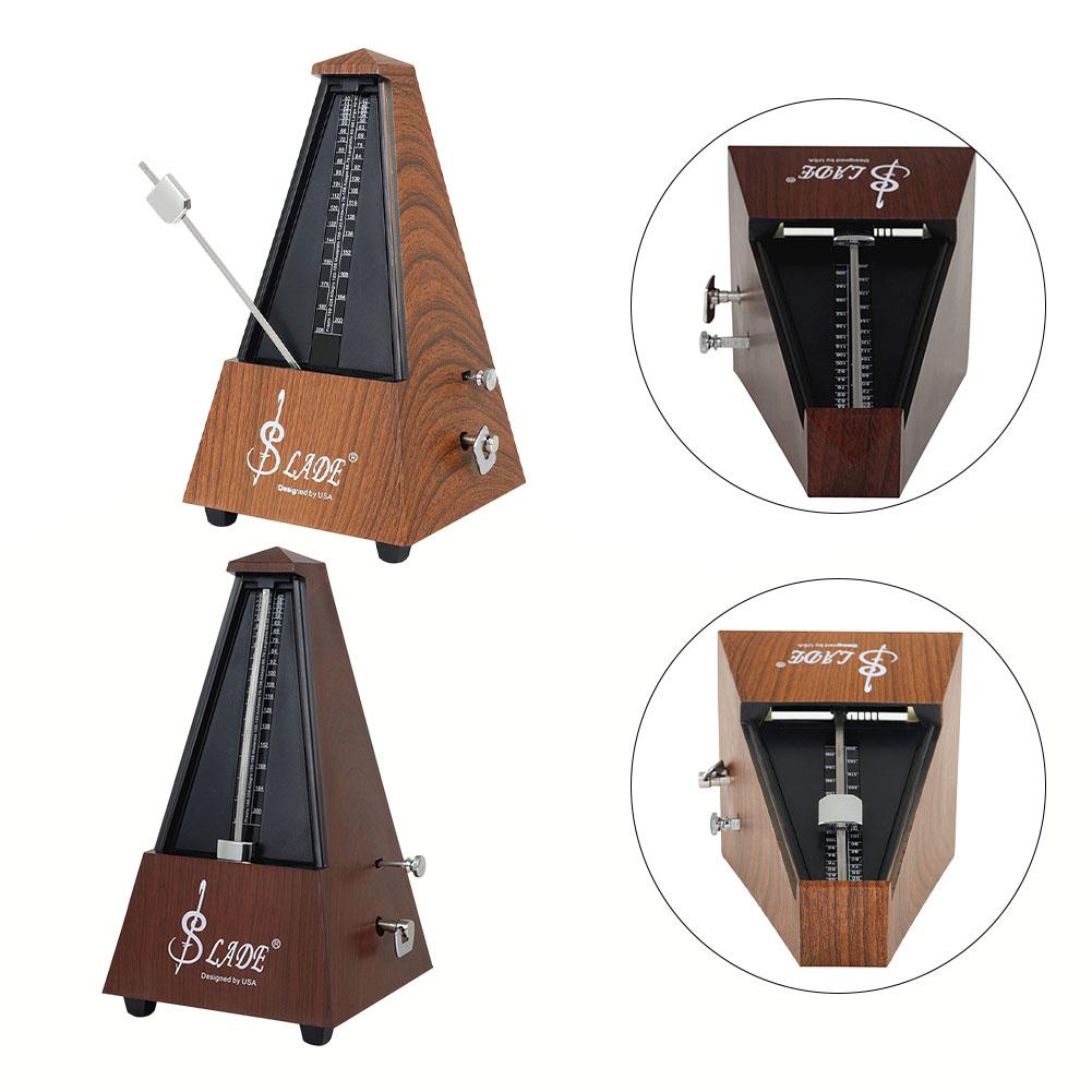 

Механический метроном, 1 шт., АБС-пластик + металл Для гитары и гавайской гитары Mahogany color