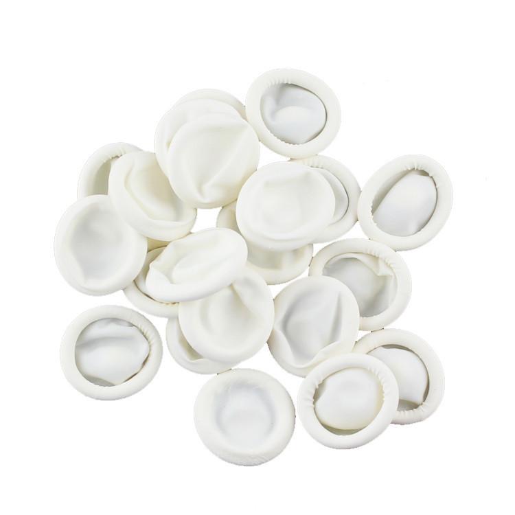 Disposable White Latex Manicure Finger Covers