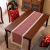 Christmas Fall Table Runner Soft Cotton Table Runner With Tassels Woven Macrame Home Living Room Table Decoration