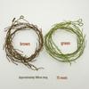 72-Head Rattan Artificial Vine with Green Plant Leaves for Wall Decor