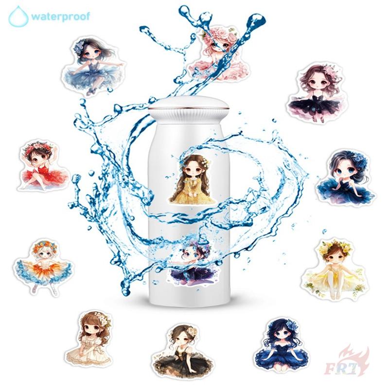 50Pcs/Set Dance Girls . Ballet Art Series 02 Stickers DIY Fashion Waterproof Doodle Decals Stickers