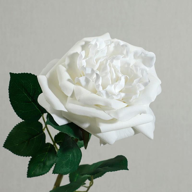 Simulation feel moisturizing Austin rose, home decoration living room ornament fake flower