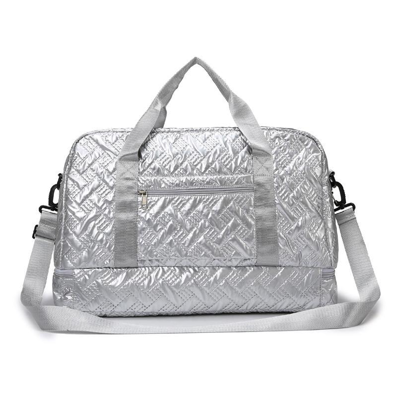 Travel Bag Dry And Wet Separate Sports Fitness Bag Lightweight Shoulder Crossbody Storage Bag With Shoes Compartment Luggage Bag