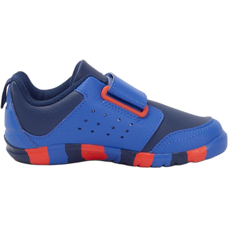 Adidas Fortaplay Ac Synthetic Leather Trendy Fashion Non-Slip Wear-Resistant Low-Top Walking Shoes Baby Shoes Blue BA9557