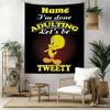 Warner Custom Your Name Wall Decor Tapestry Art For Pet Memorial Birthdaywedding Party Backdrop Family Gift