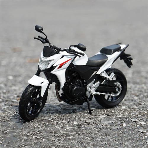 1:18 Scale Diecast Metal Motorcycle Model Kit Fits Honda CB500 F CB500F 2014 (With Foam Box)