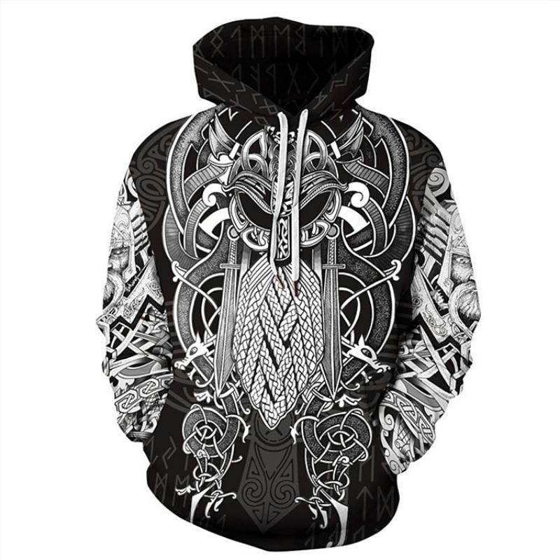 Men's Hoodies Daily Casual Vintage Retro Long Sleeve Hooded Vacation Sports