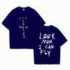 New Hot Look Mom I Can Fly Printed T-shirts Women Unisex Casual Loose Round Neck Creative Personalized Y2k T-shirts