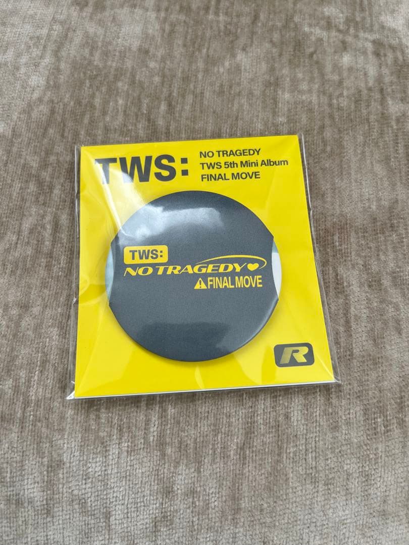 [USED] Kyungmin TWS NO TRAGEDY HANJIN Can Badge POPUP