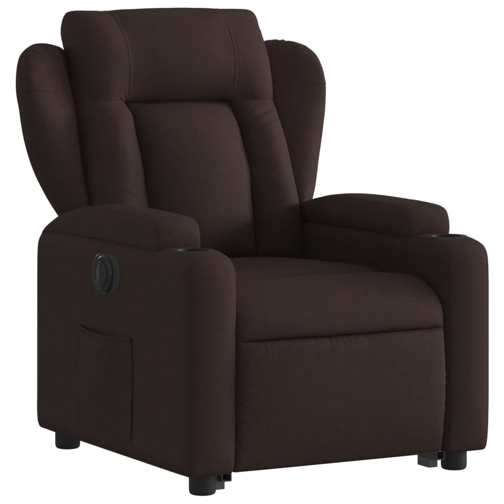 Vidaxl Lift-Up Massage Chair, Electric, Reclining, Brown