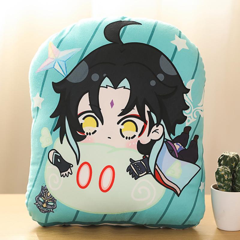 Genshin Impact Plush Pillow Doll Game Anime Cartoon Cosplay Slime Pillow For Kids Fans Gifts