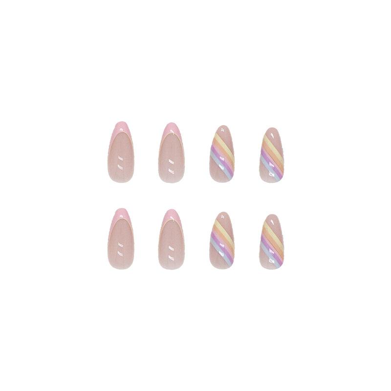 1 Box Detachable Ballerina False Nails Wearable Fake Nails Cat Eye Nail Tips Manicure Tool Press On Nails