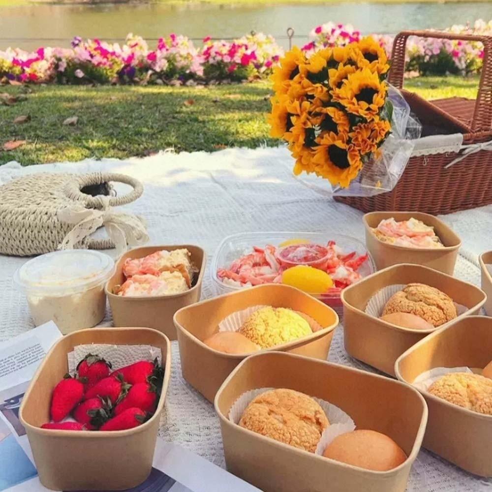 Large Size Tablecloth with Tassel Linen Camping Ground Cloth  Parent-child Activity