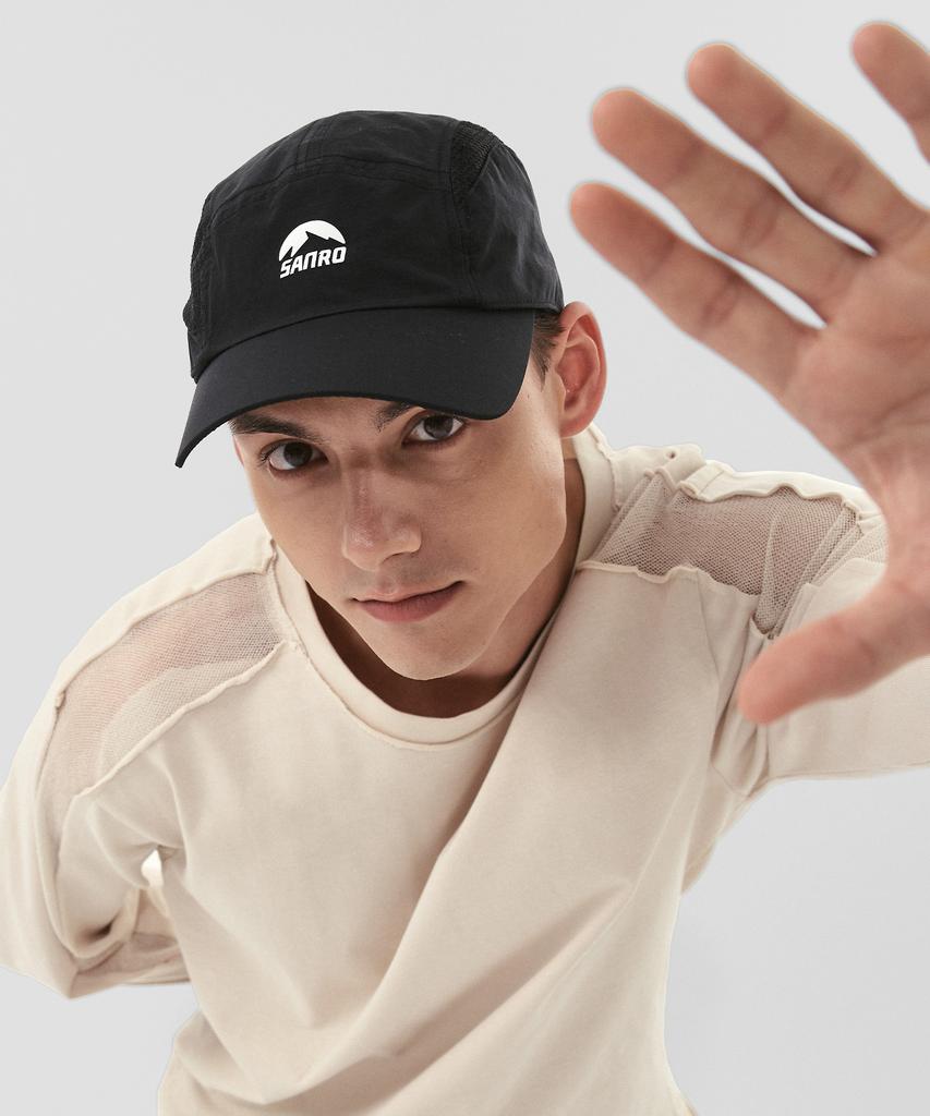 Sanlo [Unisex] Sunshade Nylon Ball Cap - Black