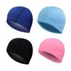 Gorro de natación de tela de Color sólido para hombre y mujer, gorro de tela de nailon de pelo largo, tamaño libre, Color sólido, 1 ud.