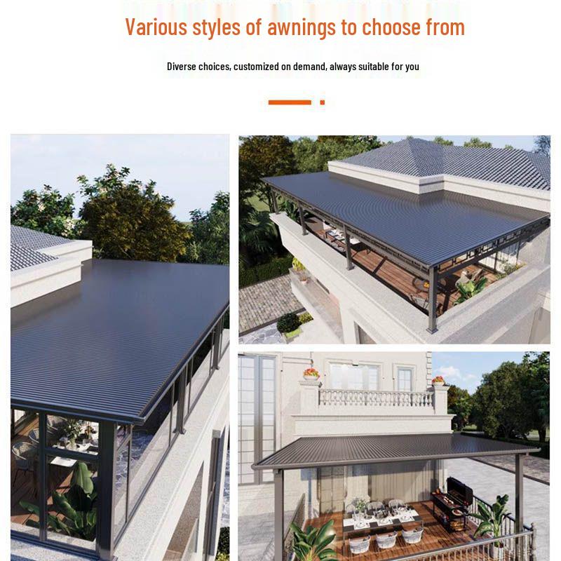 Aluminum Alloy Canopy: Insulated Terrace, Pavilion, and Balcony Cover
