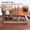 Black Walnut Wood Tray Rectangular Household Tea Tray Fruit Plate High Value Wood Dinner Plate