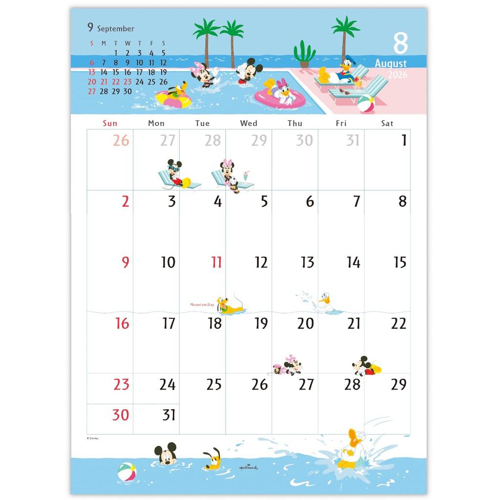Hallmark Disney 2026 Large Wall Calendar 845346